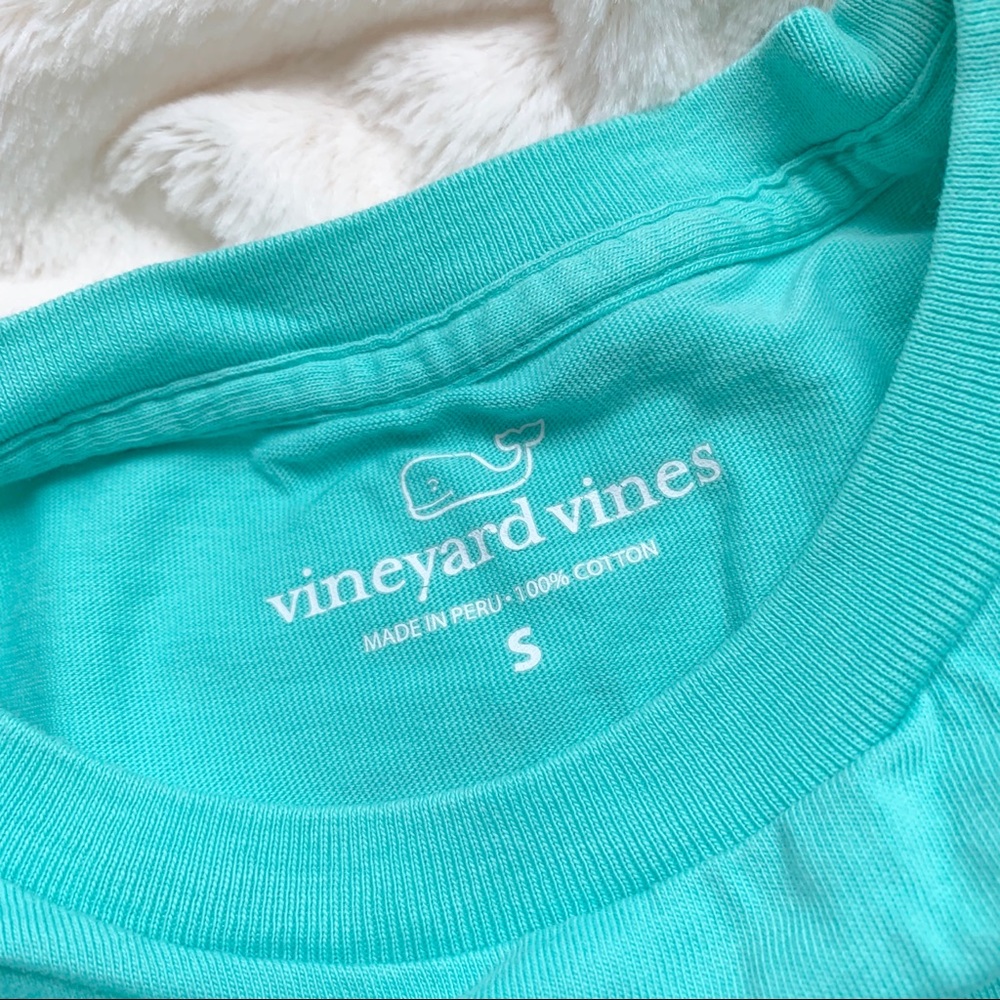 ⛔️SOLD Vineyard Vines Men’s Long Sleeve Pocket Tee - Mint - Picture 2 of 4